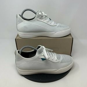 Vessi Weekend Womens Sneakers Size 8 White Shoes Waterproof Running Casual 517-2
